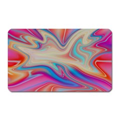 Multi Color Liquid Background Magnet (rectangular) by Pakrebo