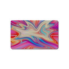 Multi Color Liquid Background Magnet (name Card) by Pakrebo