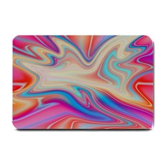 Multi Color Liquid Background Small Doormat  by Pakrebo