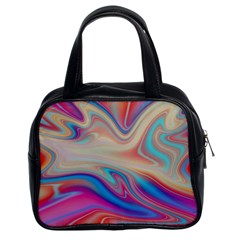 Multi Color Liquid Background Classic Handbag (two Sides) by Pakrebo