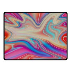 Multi Color Liquid Background Double Sided Fleece Blanket (small)  by Pakrebo