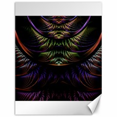 Fractal Colorful Pattern Fantasy Canvas 12  X 16  by Pakrebo