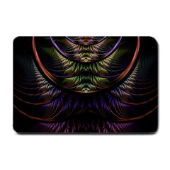 Fractal Colorful Pattern Fantasy Small Doormat  by Pakrebo