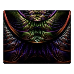 Fractal Colorful Pattern Fantasy Double Sided Flano Blanket (large)  by Pakrebo