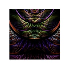 Fractal Colorful Pattern Fantasy Small Satin Scarf (square) by Pakrebo