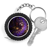 Fractal Purple Abstract Detail Measuring Tape Front