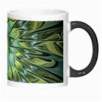 Fractal Green Gold Glowing Morph Mugs Right