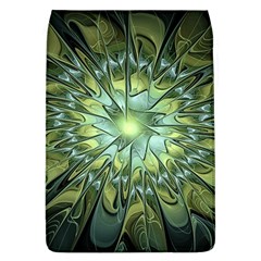 Fractal Green Gold Glowing Removable Flap Cover (L)