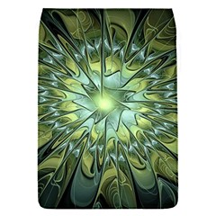 Fractal Green Gold Glowing Removable Flap Cover (S)