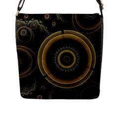 Fractal Fractal Art Fantasy Flap Closure Messenger Bag (l) by Pakrebo