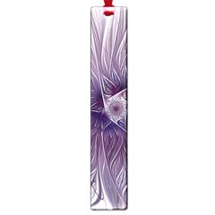 Purple Lavender Wisps White Large Book Marks