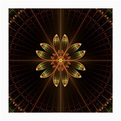 Fractal Floral Mandala Abstract Medium Glasses Cloth (2 Sides) by Pakrebo