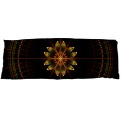 Fractal Floral Mandala Abstract Body Pillow Case (dakimakura) by Pakrebo