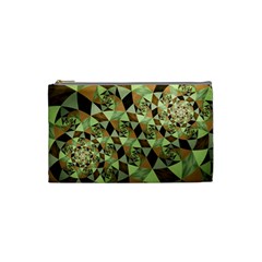 Fractal Mosaic Abstract Fractal Art Cosmetic Bag (small) by Pakrebo