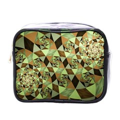 Fractal Mosaic Abstract Fractal Art Mini Toiletries Bag (one Side) by Pakrebo