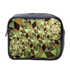 Fractal Mosaic Abstract Fractal Art Mini Toiletries Bag (two Sides) by Pakrebo