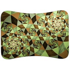 Fractal Mosaic Abstract Fractal Art Velour Seat Head Rest Cushion by Pakrebo