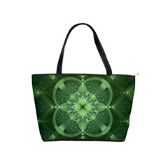 Fractal Green St Patrick S Day Classic Shoulder Handbag by Pakrebo