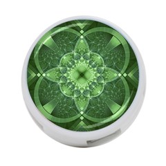 Fractal Green St Patrick S Day 4-port Usb Hub (two Sides) by Pakrebo