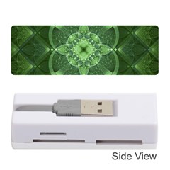 Fractal Green St Patrick S Day Memory Card Reader (stick) by Pakrebo