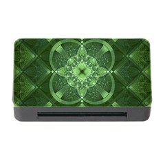 Fractal Green St Patrick S Day Memory Card Reader With Cf by Pakrebo