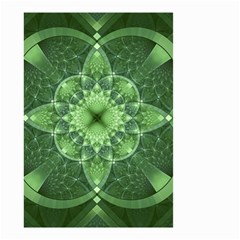 Fractal Green St Patrick S Day Small Garden Flag (two Sides) by Pakrebo