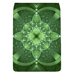 Fractal Green St Patrick S Day Removable Flap Cover (l) by Pakrebo