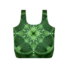 Fractal Green St Patrick S Day Full Print Recycle Bag (s) by Pakrebo