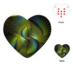 Fractal Abstract Design Fractal Art Playing Cards Single Design (Heart) Front