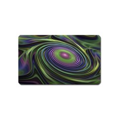 Fractal Pastel Fantasy Colorful Magnet (name Card) by Pakrebo