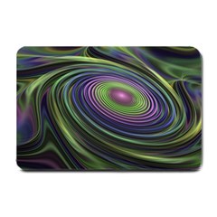 Fractal Pastel Fantasy Colorful Small Doormat  by Pakrebo