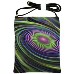 Fractal Pastel Fantasy Colorful Shoulder Sling Bag by Pakrebo