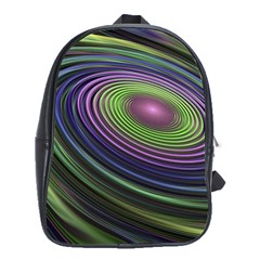 Fractal Pastel Fantasy Colorful School Bag (xl) by Pakrebo