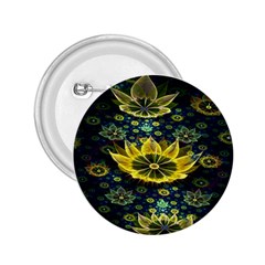 Fractal Undersea Flowers Abstract 2 25  Buttons