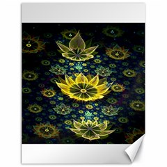 Fractal Undersea Flowers Abstract Canvas 18  X 24  by Pakrebo