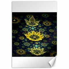 Fractal Undersea Flowers Abstract Canvas 20  X 30 