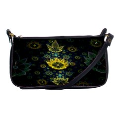 Fractal Undersea Flowers Abstract Shoulder Clutch Bag by Pakrebo