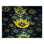 Fractal Undersea Flowers Abstract Double Sided Flano Blanket (Large)  80 x60  Blanket Front