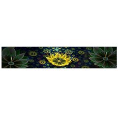 Fractal Undersea Flowers Abstract Large Flano Scarf  by Pakrebo