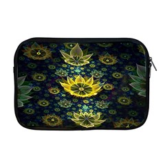 Fractal Undersea Flowers Abstract Apple Macbook Pro 17  Zipper Case by Pakrebo