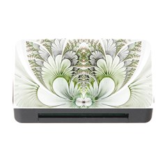 Fractal Delicate White Background Memory Card Reader With Cf by Pakrebo