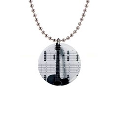 Guitar Chords Guitar Chords Chord 1  Button Necklace by Pakrebo