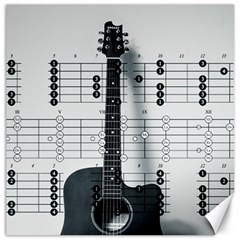 Guitar Chords Guitar Chords Chord Canvas 20  X 20  by Pakrebo