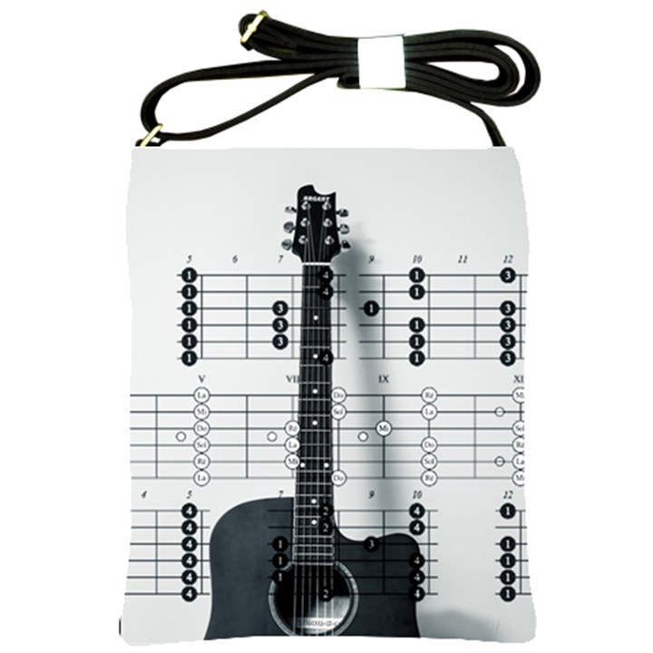 Guitar Chords Guitar Chords Chord Shoulder Sling Bag