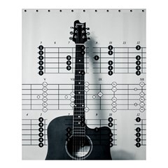 Guitar Chords Guitar Chords Chord Shower Curtain 60  X 72  (medium)  by Pakrebo