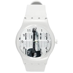 Guitar Chords Guitar Chords Chord Round Plastic Sport Watch (m) by Pakrebo