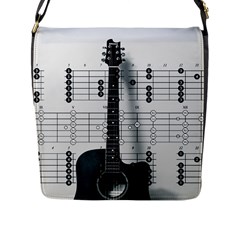 Guitar Chords Guitar Chords Chord Flap Closure Messenger Bag (l) by Pakrebo