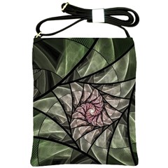 Fractal Flowers Floral Fractal Art Shoulder Sling Bag by Pakrebo