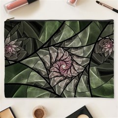 Fractal Flowers Floral Fractal Art Cosmetic Bag (xxxl) by Pakrebo