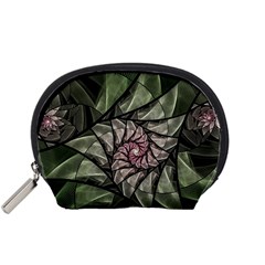 Fractal Flowers Floral Fractal Art Accessory Pouch (small) by Pakrebo